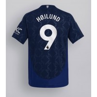 Dres Manchester United Rasmus Hojlund #9 Gostujuci 2024-25 Kratak Rukav